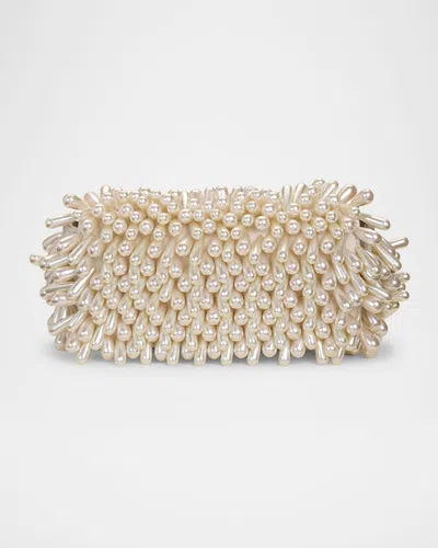 CULT GAIA PERLA PEARLY BEADED SHOULDER BAG