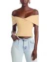 Cult Gaia Prescott Knit Top In Beach