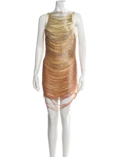 Pre-owned Cult Gaia Printed Mini Dress W/ Tags In Multi