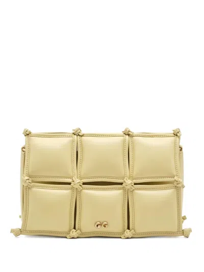 Cult Gaia Prue Knotted Padded Cross Body Bag In Neutral