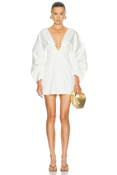 Cult Gaia Questra Dress In White