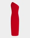Cult Gaia Raith One-shoulder Knit Midi Dress