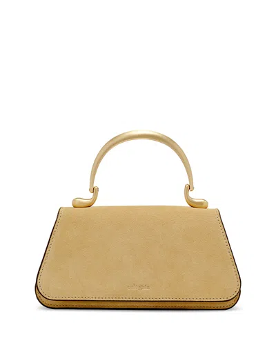 Cult Gaia Rasima Suede Crossbody In Neutral