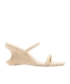 Cult Gaia Raven Woven Sandals In Neutral