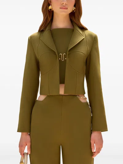 Cult Gaia Reagan Top In Green