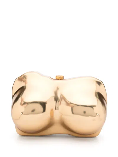 Cult Gaia Reina Clutch Bag In Gold