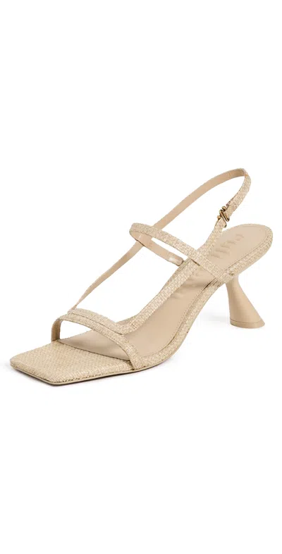 Cult Gaia Reina Sandals Natural In Brown