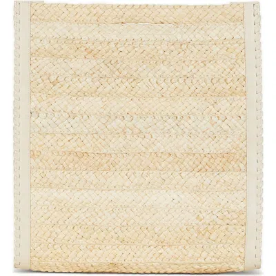 Cult Gaia Remi Woven Raffia Tote Bag In Brown