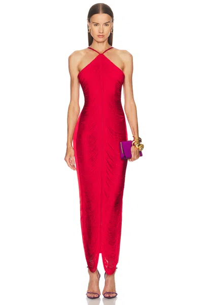 Cult Gaia Renata Gown In Red