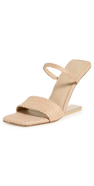 Cult Gaia Logo High-heeled Sandals In Multi