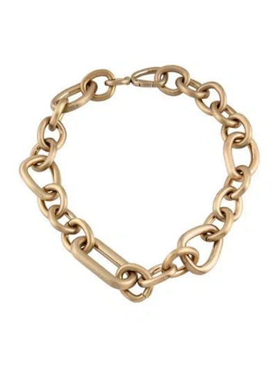 Pre-owned Cult Gaia Reyes Chunky Link Necklace, 19.25" In Multi