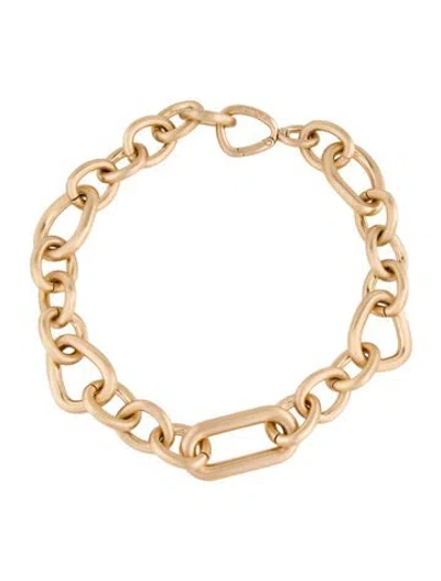 Pre-owned Cult Gaia Reyes Chunky Link Necklace, 19.25" In Multi