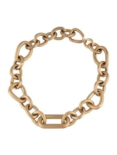 Pre-owned Cult Gaia Reyes Chunky Link Necklace, 19.25" In Multi