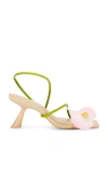 Cult Gaia Ria Sandal In Pink Multi