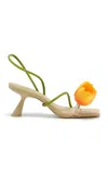 Cult Gaia Ria Sculptural Leather Sandals