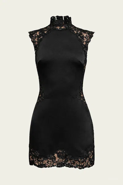 Cult Gaia Riti Mini Dress In Black