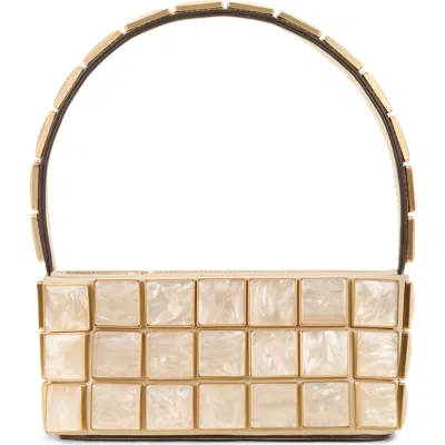 CULT GAIA CULT GAIA ROMY ACRYLIC & LEATHER SHOULDER BAG