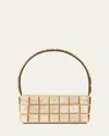 Cult Gaia Romy Geometric Acrylic Shoulder Bag In Ivory