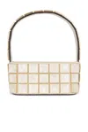 Cult Gaia Romy Geometric Acrylic Shoulder Bag In Ivory