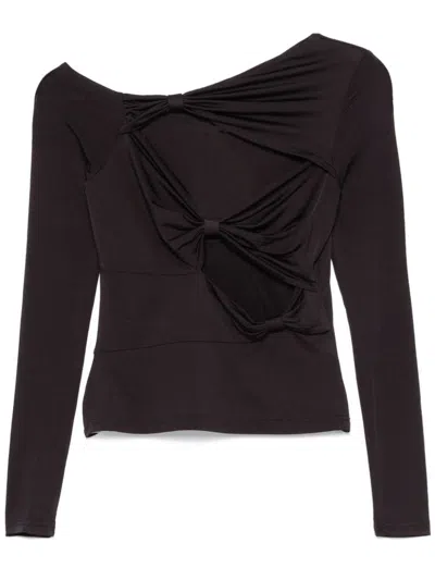 Cult Gaia Rosia Top In Black