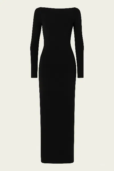 Cult Gaia Rozalia Gown In Black In Multi