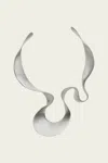 Cult Gaia Rue Choker In Antique Silver