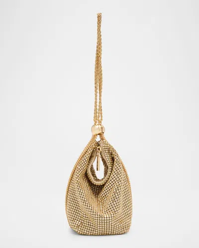 Cult Gaia Rue Embellished Wristlet In Sand Dollar