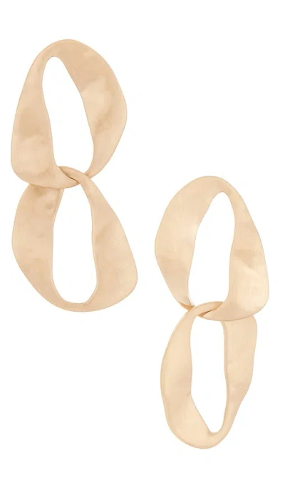 Cult Gaia Rue Mini Drop Earring In Neutral