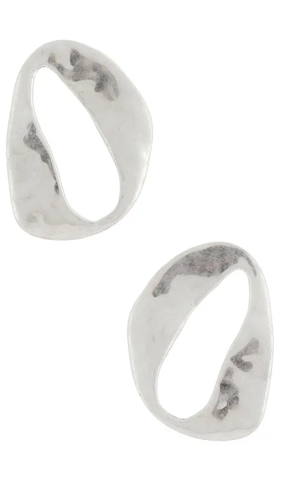 Cult Gaia Rue Mini Earring In Silver