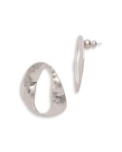 Cult Gaia Rue Mini Earrings In Silver