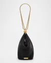 Cult Gaia Rue Rhinestone Wristlet Bag In Black