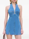 Cult Gaia Rumi Denim Dress In Blue