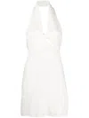 Cult Gaia Rumi Cutout Halter Mini Dress In White