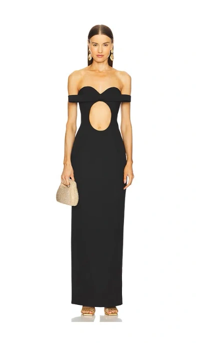 Cult Gaia Rune Dress In Black