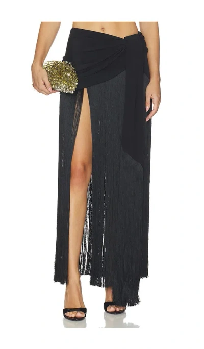 Cult Gaia Saman Skirt In Black