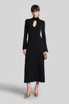 Cult Gaia Santo Long Dress In Black