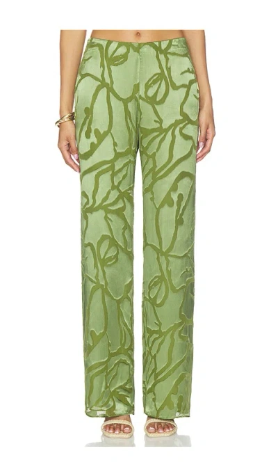 Cult Gaia Sara Pant In Green