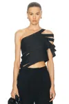 Cult Gaia Oberteil Sashi Knit In Black