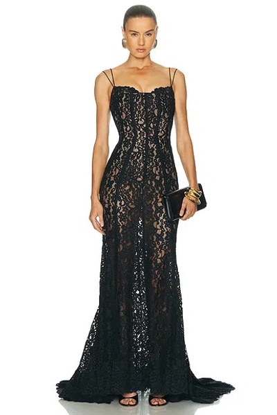 Cult Gaia Saylor Gown In Black