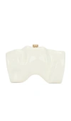 Cult Gaia Women's Clutch Scrunch In 화이트