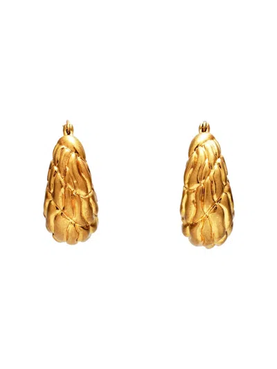 Cult Gaia Sculptural Gold-plated Earrings
