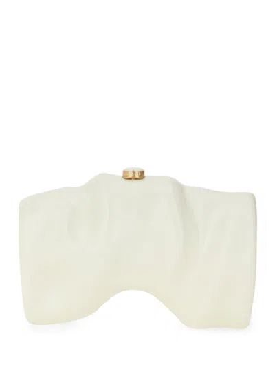 Cult Gaia Women Clutch Scrunch In Neutral