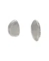 Cult Gaia Sculptured Disc Statement Earrings In Silver
