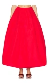 Cult Gaia Selene Skirt In Ghermez