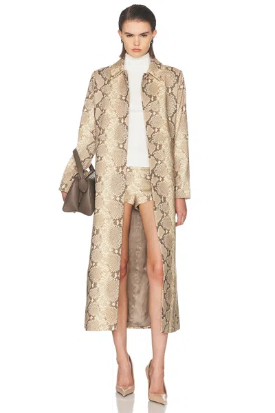 Cult Gaia Sera Coat In Neutral