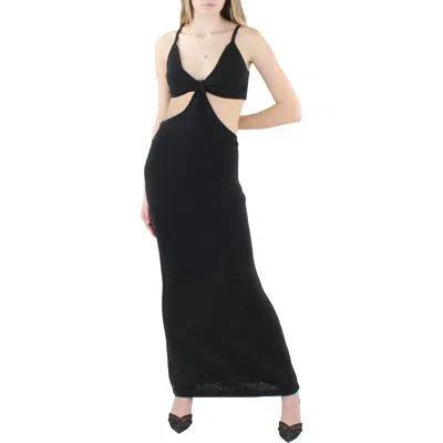 Cult Gaia Serita Womens Cut-out Long Maxi Dress In Black