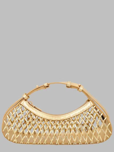 Cult Gaia Shala Mini Cow Leather Shoulder Bag In Gold