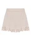 Cult Gaia Shani Lace-trimmed Shorts