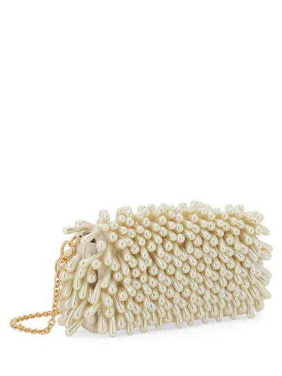 Cult Gaia Sheep Leather Clutches
