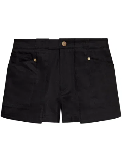 Cult Gaia Shelley Mini Shorts In Black